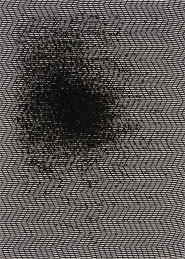 304 - 2019 - Glass head pins on canvas - 80x60cm