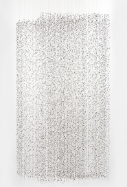 "Poétique de l'espace" 2016 | Fils, pins | 90 x 90 x 170 cm