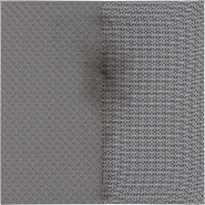 P0036 - 2015 - Inox pins, fabrics on canvas - 148 x 148 cm